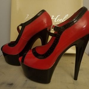 Highest Heel Collection VICTORIAN peep platform